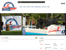 Tablet Screenshot of americandivingdogs.com